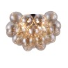Plafonnier boule en verre ambré Balbo Maytoni Promotion