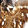 Plafonnier boule en verre ambré Balbo Maytoni Réductions
