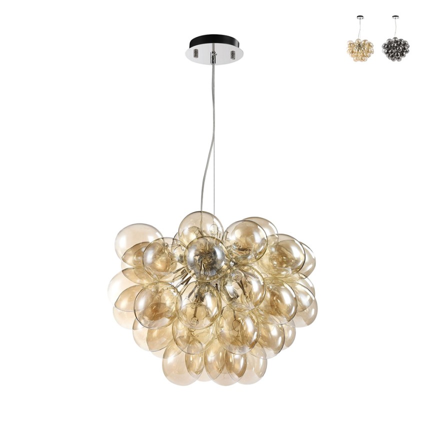Lampe pendentif moderne Balbo Maytoni avec sphères suspendues en grappes Promotion Lampe pendentif moderne Balbo Maytoni avec sphères suspendues en grappes Promotion