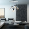 Suspension design moderne sphères en verre chromé Fermi Maytoni Promotion