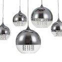 Suspension design moderne sphères en verre chromé Fermi Maytoni Offre