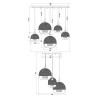 Suspension design moderne sphères en verre chromé Fermi Maytoni Choix