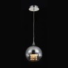 Suspension sphérique en verre chromé Ø 20 cm Fermi Maytoni Remises