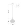 Suspension sphérique en verre chromé Ø 20 cm Fermi Maytoni Réductions