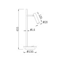 Lampe de bureau LED réglable Estudo Maytoni Réductions