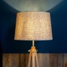 Lampadaire trépied en bois style nordique scandinave Calvin Maytoni Catalogue