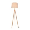 Lampadaire trépied en bois style nordique scandinave Calvin Maytoni Vente