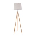 Lampadaire trépied en bois style nordique scandinave Calvin Maytoni Offre