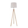 Lampadaire trépied en bois style nordique scandinave Calvin Maytoni Offre