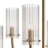 Suspension moderne style chandelier 6 lumières cylindres Arco Maytoni Offre