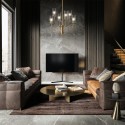 Suspension moderne style chandelier 6 lumières cylindres Arco Maytoni Promotion