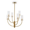 Suspension moderne style chandelier 6 lumières cylindres Arco Maytoni Vente