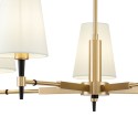 Lustre moderne 5 lumières chandelier abat-jour en tissu Zaragoza Maytoni Offre