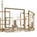 Suspension dorée plafond salon 8 lumières Bowi Maytoni Remises