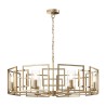 Suspension dorée plafond salon 8 lumières Bowi Maytoni Vente
