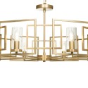 Suspension dorée plafond salon 8 lumières Bowi Maytoni Offre
