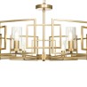 Suspension dorée plafond salon 8 lumières Bowi Maytoni Offre