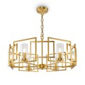 Suspension moderne dorée 6 lumières pour salon Bowi Maytoni Promotion