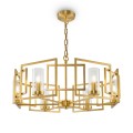 Suspension moderne dorée 6 lumières pour salon Bowi Maytoni Promotion