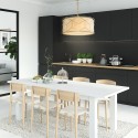 Plafonnier rond design doré abat-jour en tissu Messina Maytoni Promotion