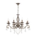 Lustre classique à 8 lumières avec pampilles en cristal Grace Maytoni Promotion
