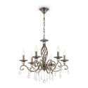 Lustre classique en cristal 6 lumières Grace Maytoni Promotion