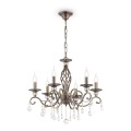 Lustre classique en cristal 6 lumières Grace Maytoni Promotion