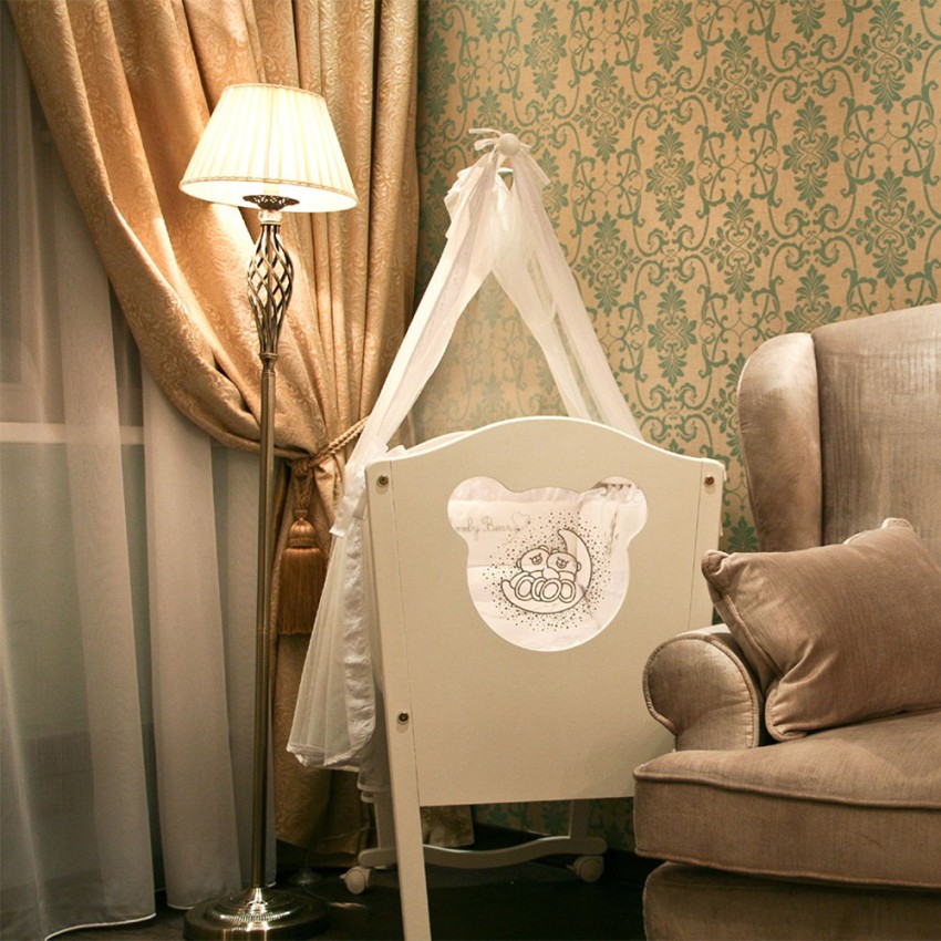 Lampadaire Grace Maytoni style classique lampadaire de salon tissu Promotion