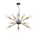 Suspension au plafond noire 12 douilles Jackson Maytoni Vente