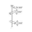 Plafonnier design 2 spots lumineux réglables Elti Maytoni Caractéristiques