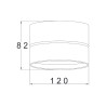 Plafonnier rond moderne noir LED réglable Onda Maytoni Réductions