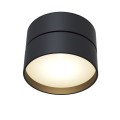 Plafonnier rond moderne noir LED réglable Onda Maytoni Promotion