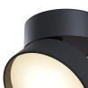 Plafonnier rond moderne noir LED réglable Onda Maytoni Offre
