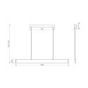Suspension LED moderne réglable 118,5cm Step Maytoni 