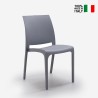Chaise empilable pour bar restaurant jardin extérieur intérieur Volga BICA 