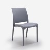 Chaise empilable pour bar restaurant jardin extérieur intérieur Volga BICA 