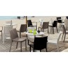 Chaise de restaurant bar jardin empilable en polypropylène pour l'extérieur et l'intérieur Perla BICA 