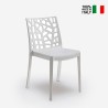 Chaise empilable moderne pour bar extérieur restaurant et jardin Matrix BICA 