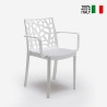 Chaise jardin extérieur moderne avec accoudoirs Matrix Armchair BICA Remises