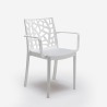 Chaise jardin extérieur moderne avec accoudoirs Matrix Armchair BICA 