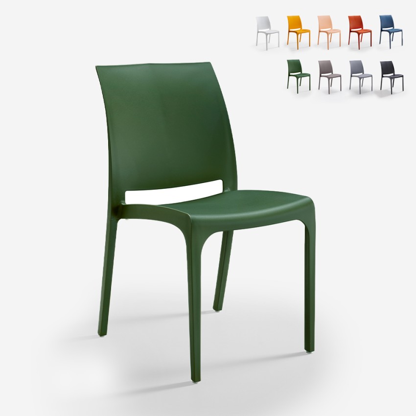 Lot de 25 chaises de bar de jardin empilables pour l'extérieur Volga Bica Réductions Lot de 25 chaises de bar de jardin empilables pour l'extérieur Volga Bica Réductions