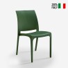 Lot de 25 chaises de bar de jardin empilables pour l'extérieur Volga Bica 
