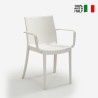 Lot de 23 chaises empilables avec accoudoirs intérieur extérieur et jardin Victoria Bica Modèle