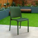 Lot de 25 chaises de bar de jardin empilables pour l'extérieur Volga Bica 