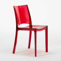 Table Ronde Noire 70x70cm Avec 2 Chaises Colorées Grand Soleil Set Intérieur Bar Café B-Side Ghost 
