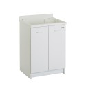 Meuble buanderie 2 portes avec bac et planche à laver 60x50 cm Edilla Montegrappa Offre