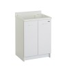 Meuble buanderie 2 portes avec bac et planche à laver 60x50 cm Edilla Montegrappa Offre