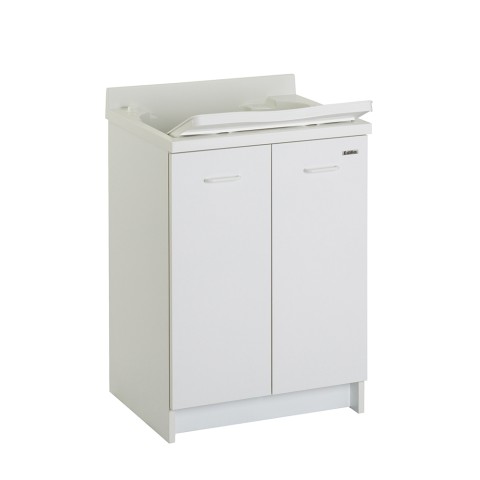 Meuble buanderie 2 portes avec bac et planche à laver 60x50 cm Edilla Montegrappa Promotion