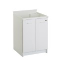 Meuble de buanderie 60x60 cm 2 portes avec lavabo Edilla Montegrappa Offre