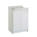Meuble de buanderie 60x60 cm 2 portes avec lavabo Edilla Montegrappa Promotion
